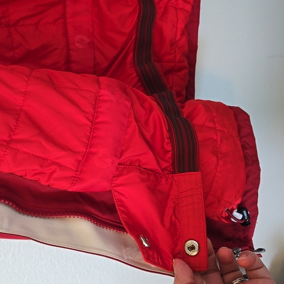 Marmot Red And White Ski Coat Size Small - Picture 7 of 11